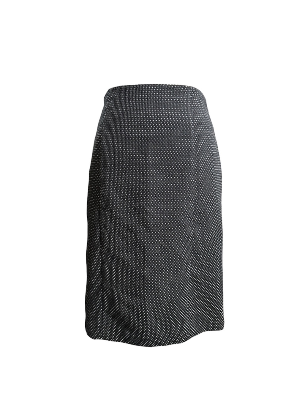 BCX Black White Micro Dot Pencil Skirt Women’s Size 9 Career